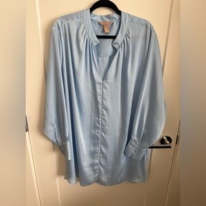 Matte satin blouse